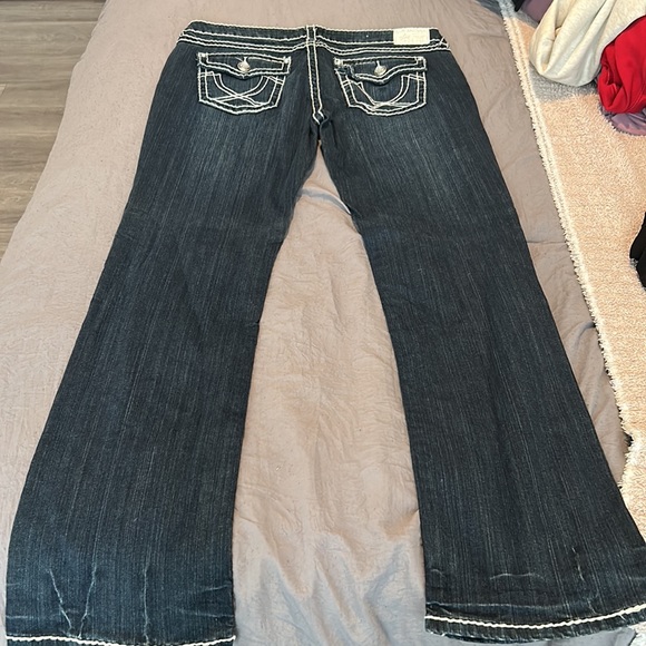 LA Idol USA Dark Wash Jeans Size 15 - Picture 2 of 2